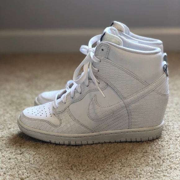 nike dunk wedge white